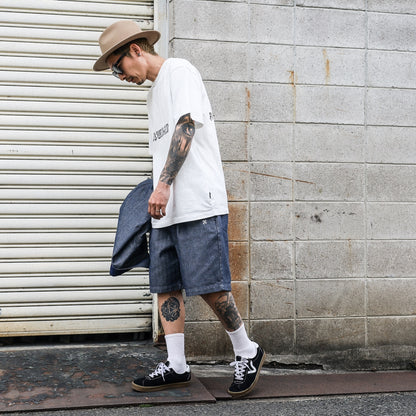 BLUCO / 12OZ DENIM EASY WORK SHORTS (HERRINGBONE)