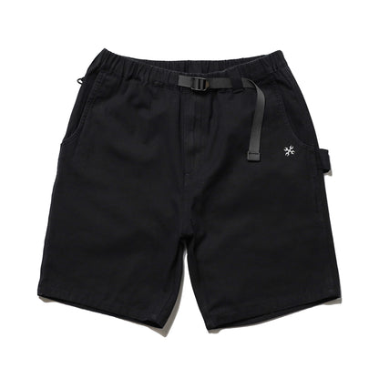 BLUCO / LIGHT CANVAS PAINTER SHORTS (BLACK)