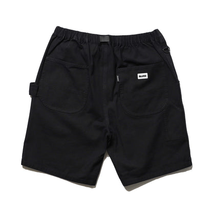 BLUCO / LIGHT CANVAS PAINTER SHORTS (BLACK)