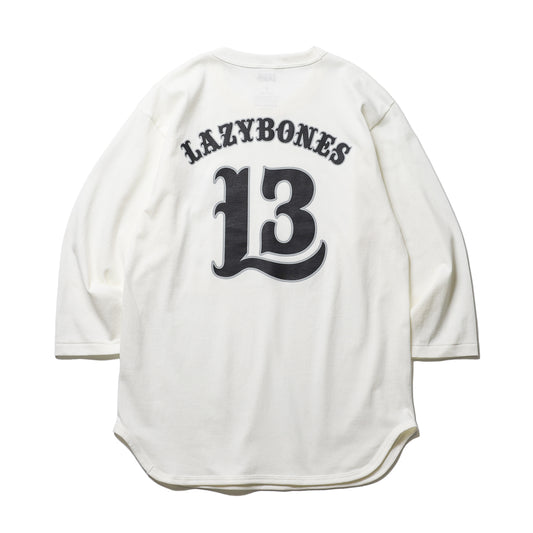 LZBN / No.13  3/4 BASEBALL TEE (NATURAL)