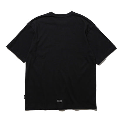 BLUCO / PRINT TEE -NOVEL- (BLACK)