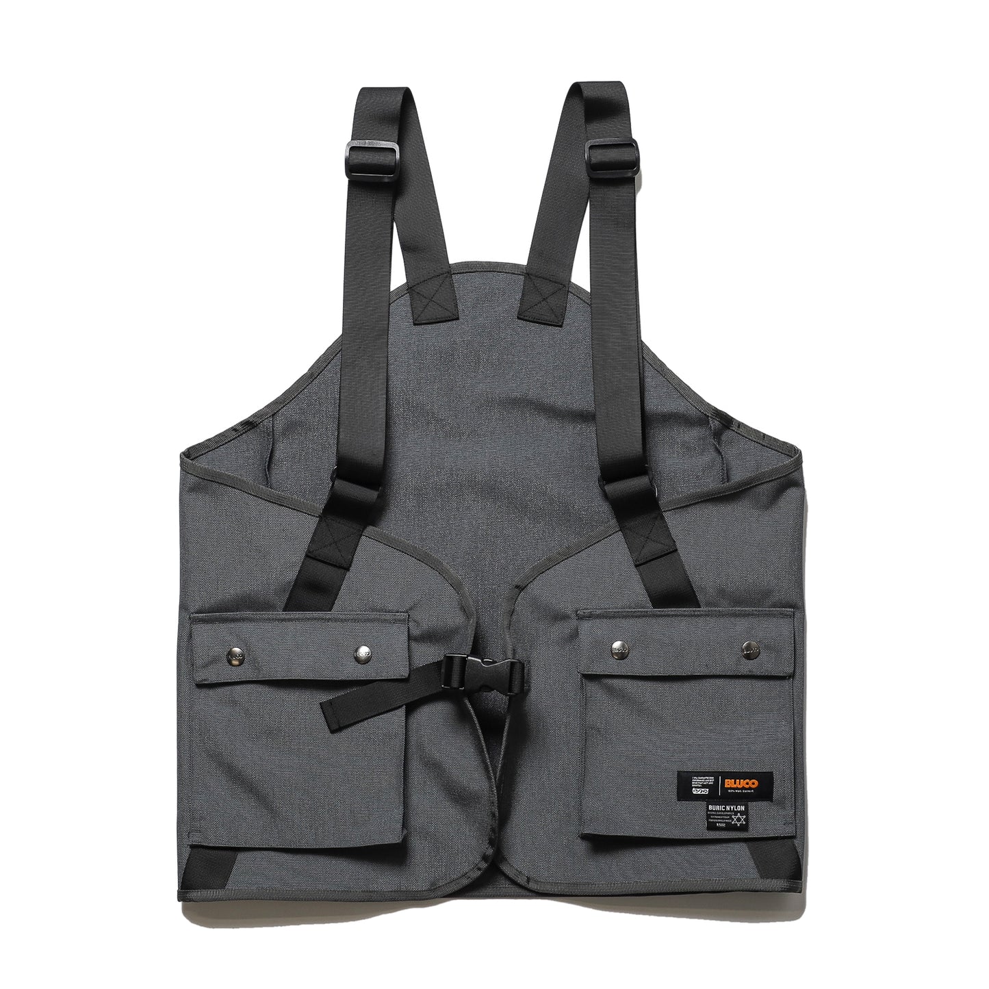 BLUCO / BURIC NYLON UTILITY VEST (GRAY)