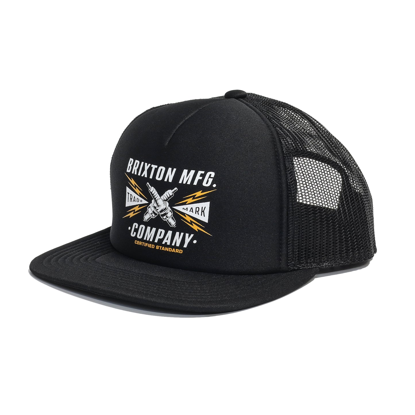 BRIXTON / DANTON NP MP TRUCKER HAT (BLACK/BLACK)