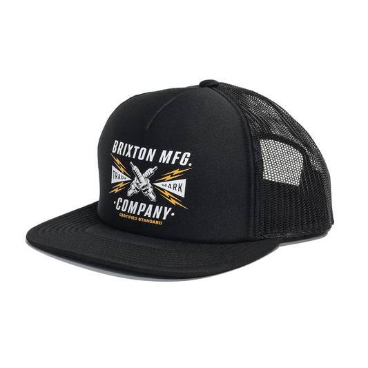 BRIXTON / DANTON NP MP TRUCKER HAT (BLACK/BLACK)