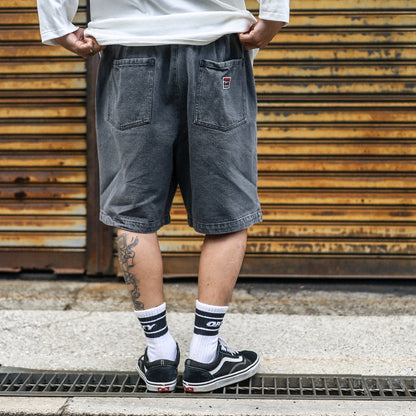 BLUCO / 12OZ DENIM EASY WORK SHORTS (BLACK)