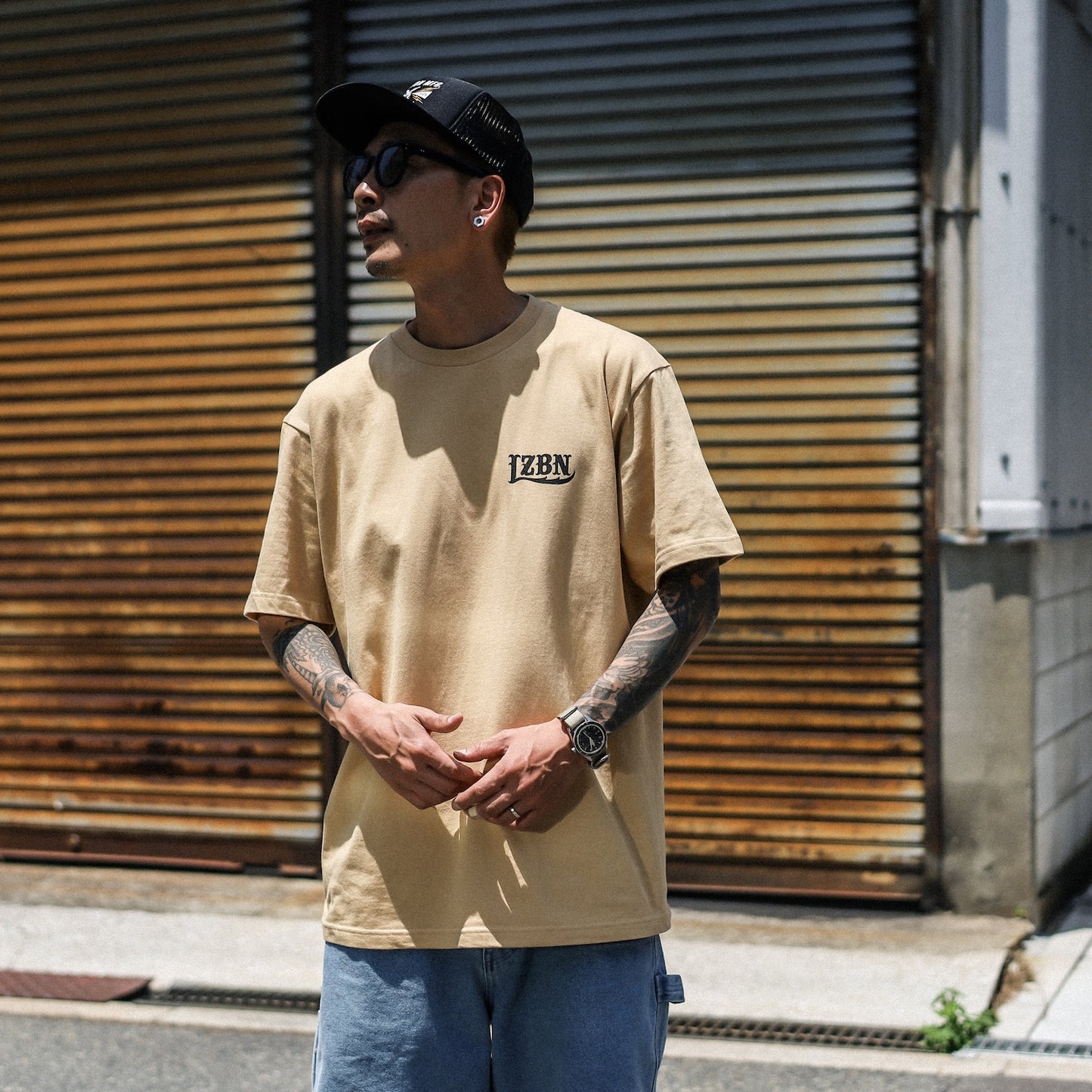 LZBN / LZBN LOGO TEE (SMOKE YELLOW)