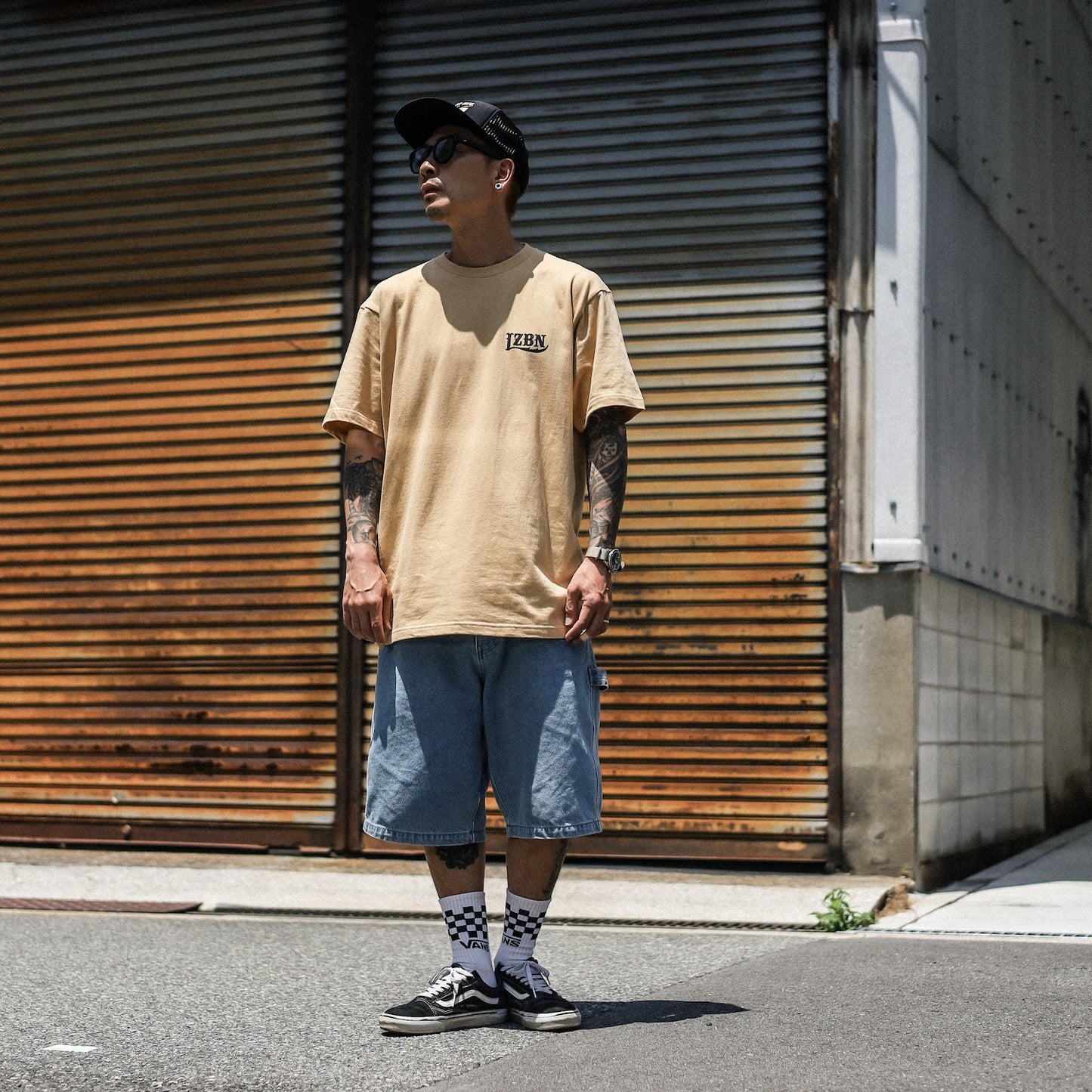LZBN / LZBN LOGO TEE (SMOKE YELLOW)