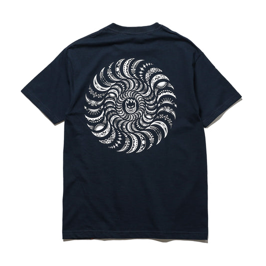 SPITFIRE / CLASSIC SWIRL PAISLEY TEE (TRUE NAVY)
