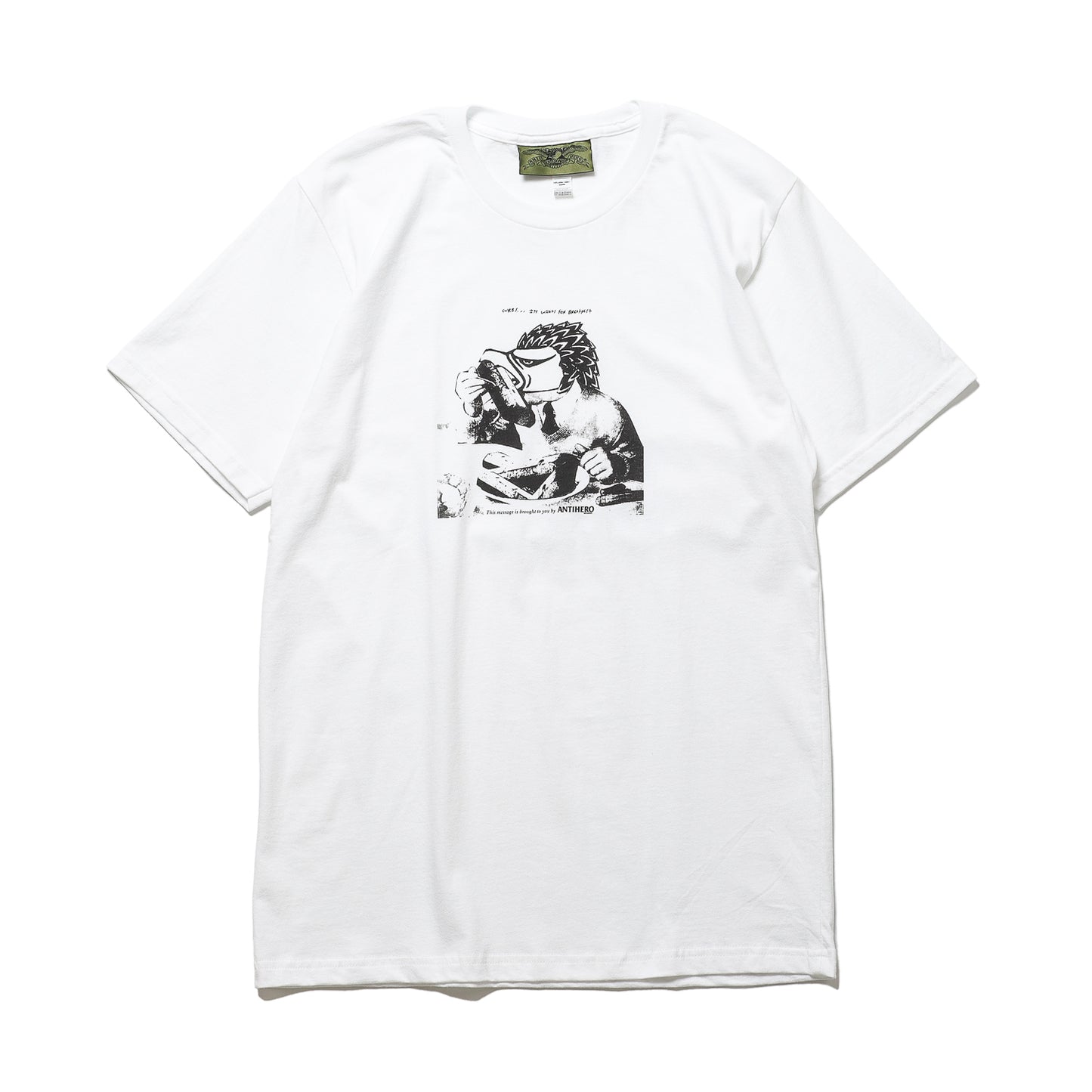 ANTIHERO / TASTY CURBS S/S TEE (WHITE)
