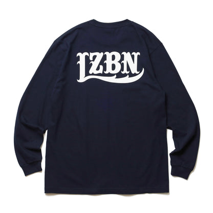 LZBN / LZBN LOGO L/S TEE (NAVY)