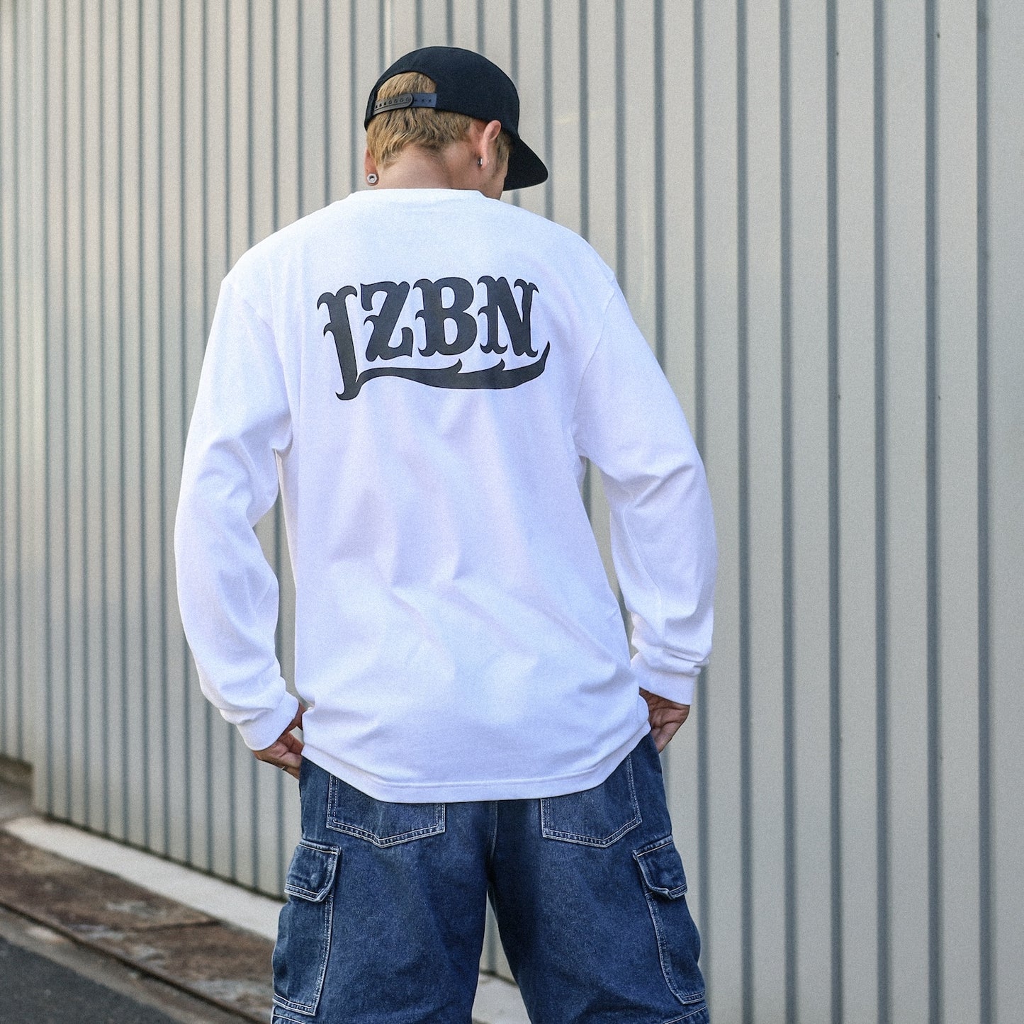 LZBN / LZBN LOGO L/S TEE (WHITE)