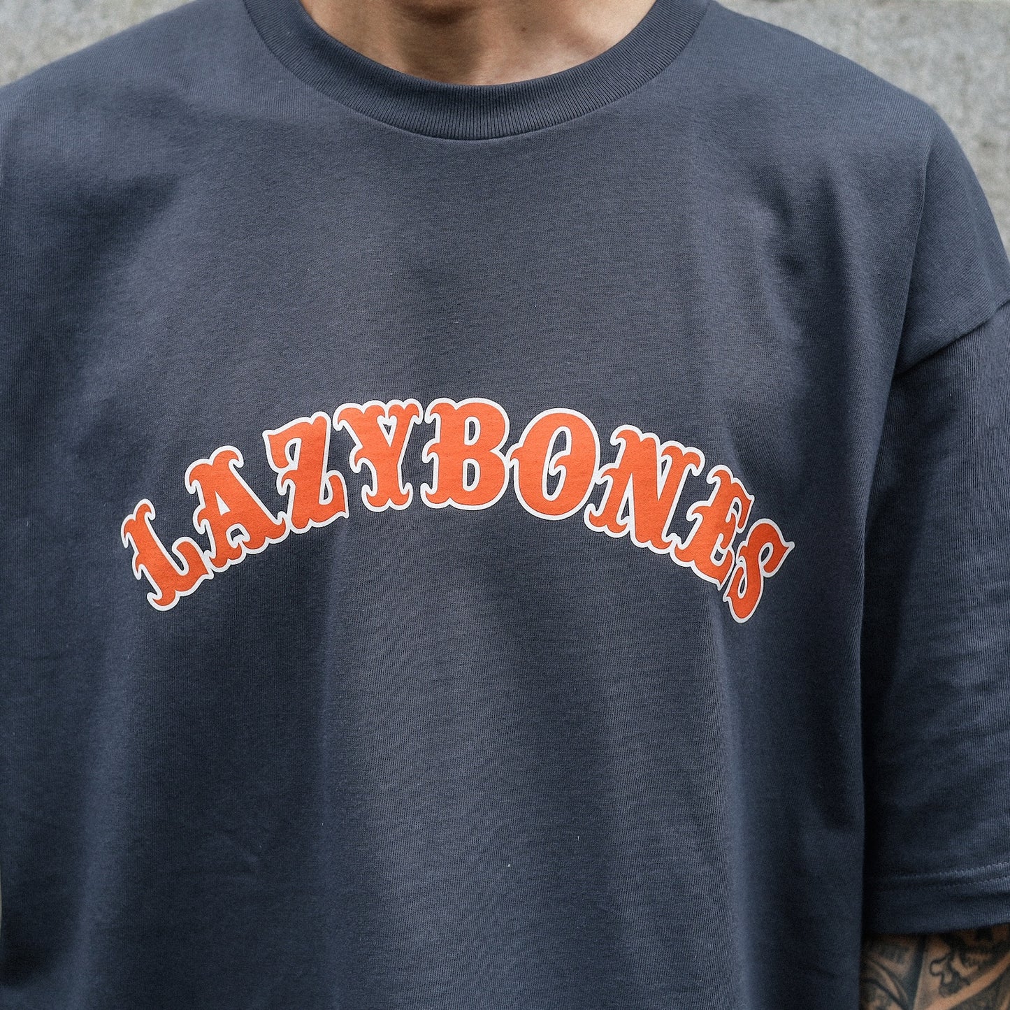 LZBN / ARCH LOGO TEE (DENIM)