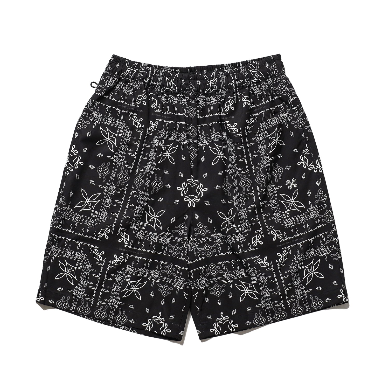BLUCO / EASY SHORTS -BANDANA- (BLACK) – Feelin'