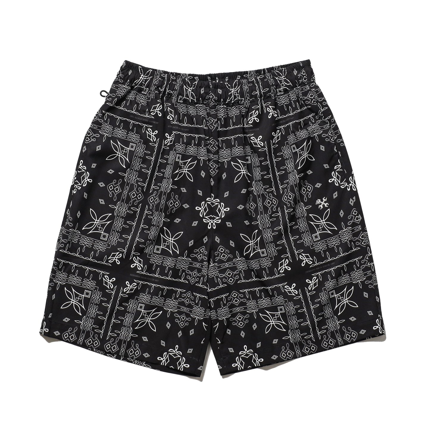 BLUCO / EASY SHORTS -BANDANA- (BLACK)