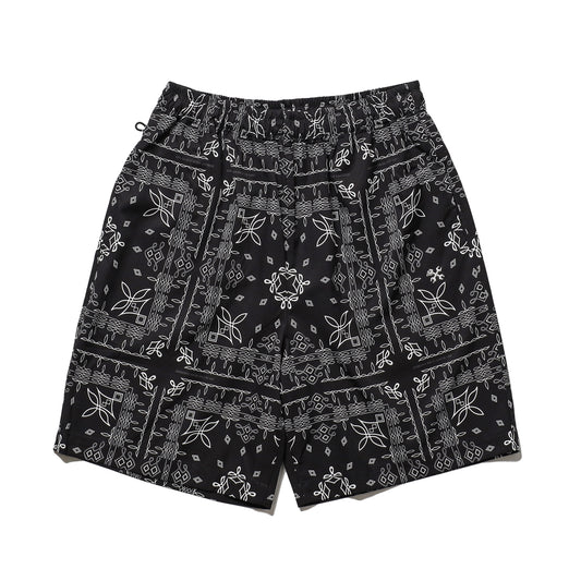 BLUCO / EASY SHORTS -BANDANA- (BLACK)