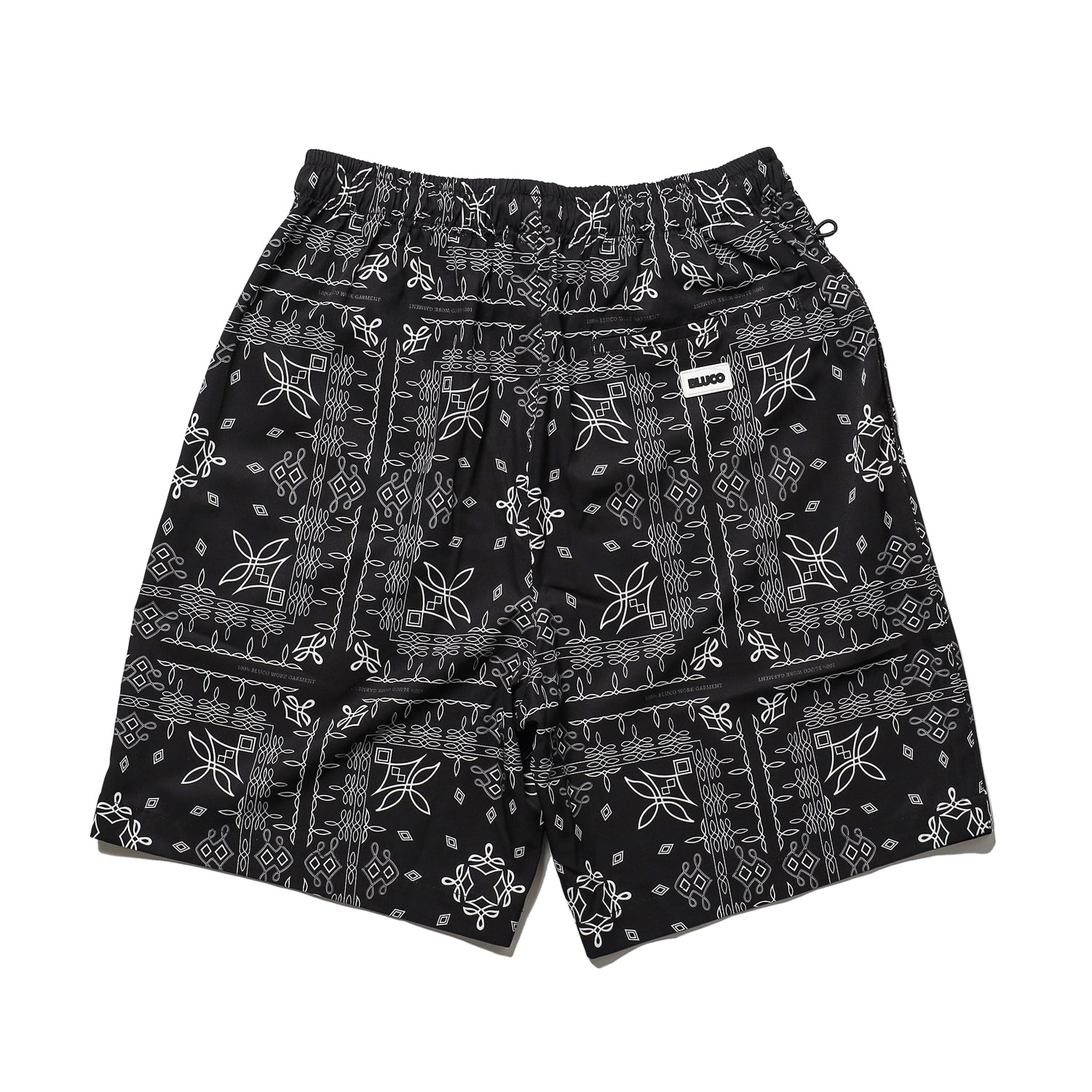 BLUCO / EASY SHORTS -BANDANA- (BLACK) – Feelin'