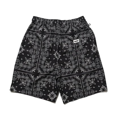 BLUCO / EASY SHORTS -BANDANA- (BLACK)