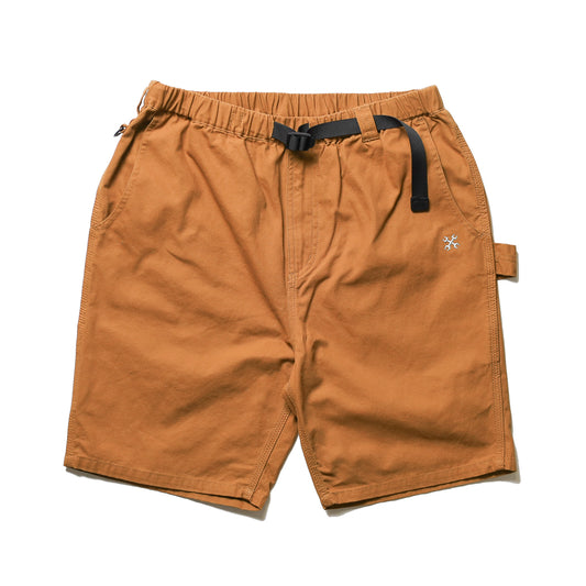 BLUCO / LIGHT CANVAS PAINTER SHORTS (CAMEL)
