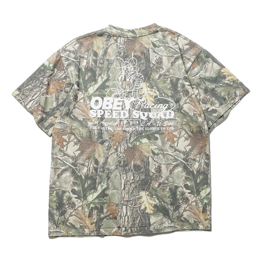 OBEY / SPEED SQUAD HEAVYWEIGHT T-SHIRT (LEAF CAMO)