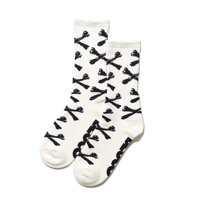 BLUCO / 2-PACK SOX -BONE- (BLACK・WHITE)