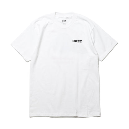 OBEY / SAVAGE SOUNDS LEOPARD CLASSIC T-SHIRT (WHITE)