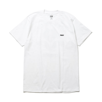 OBEY / VISUAL STUDIOS FLOWER CLASSIC T-SHIRT (WHITE)