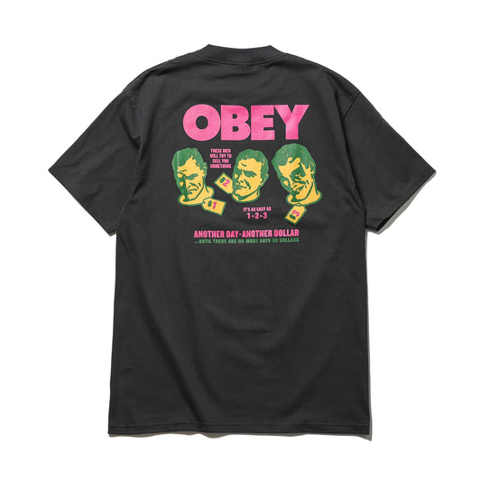OBEY / OBEY ANOTHER DOLLAR CLASSIC T-SHIRT (VINTAGE BLACK)