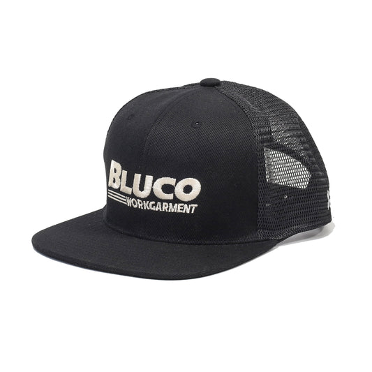 BLUCO / 6-PANEL MESH CAP -BWG- (BLACK/BLACK)