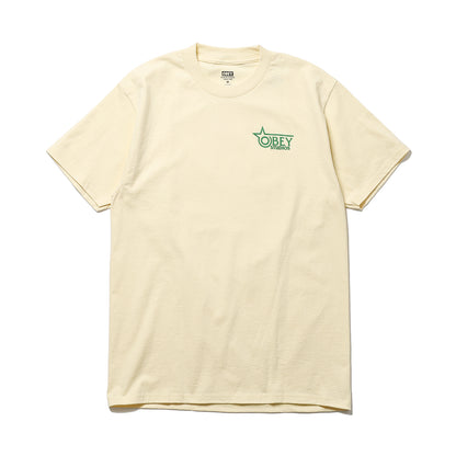 OBEY / ABSOLUTELY ABSURD CLASSIC T-SHIRT (PALE YELLOW)