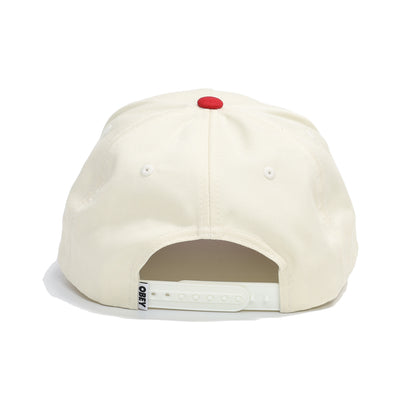 OBEY / OBEY SPEED SQUAD 5 PANEL SNAPBACK (TRUE RED MULTI)