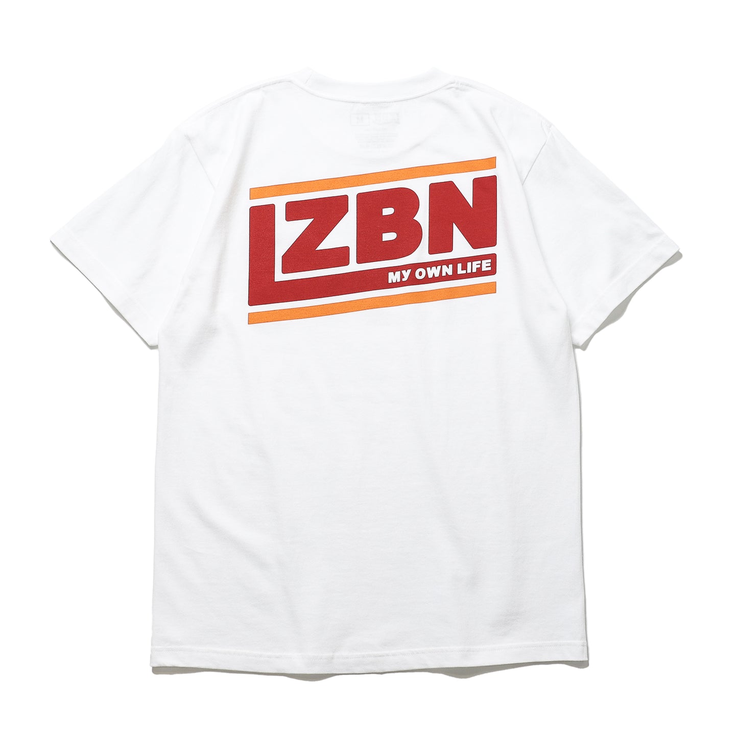 LZBN / SLANT LOGO TEE (WHITE)
