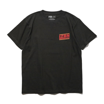 LZBN / SLANT LOGO TEE (SMOKE BLACK)