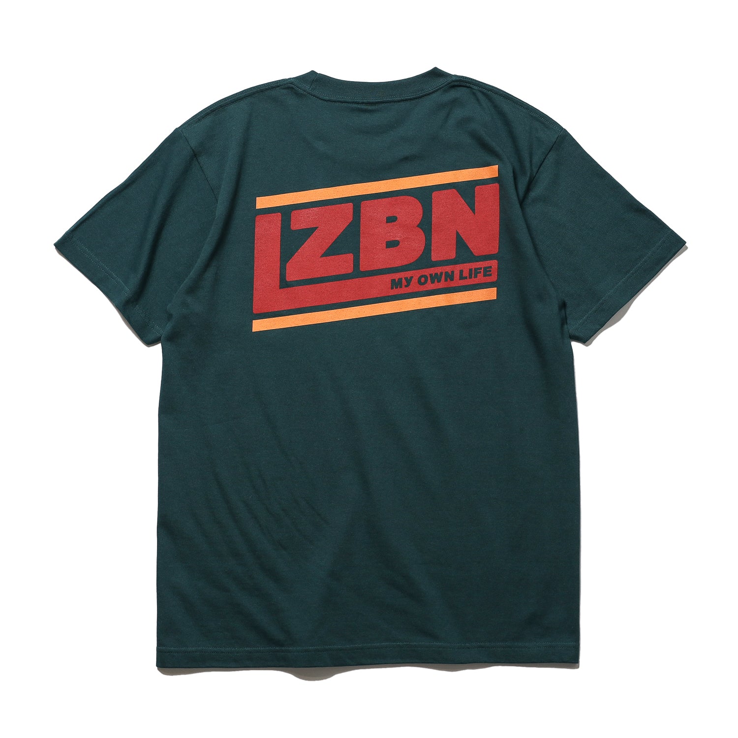LZBN / SLANT LOGO TEE (TEAL GREEN) – Feelin'