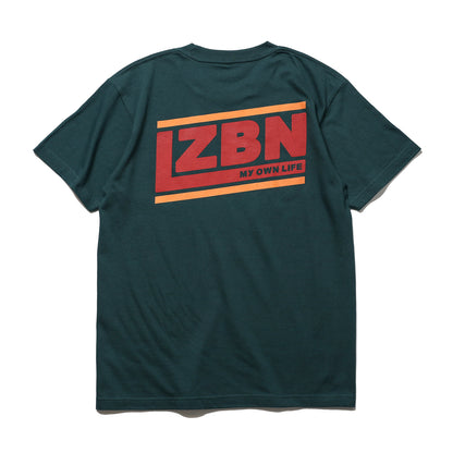 LZBN / SLANT LOGO TEE (TEAL GREEN)
