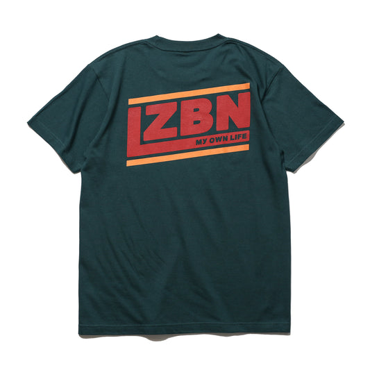 LZBN / SLANT LOGO TEE (TEAL GREEN)