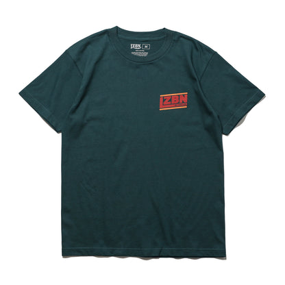 LZBN / SLANT LOGO TEE (TEAL GREEN)