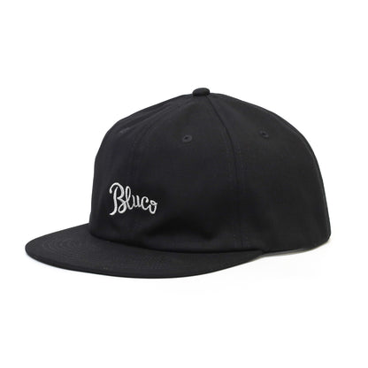 BLUCO / 6-PANEL CAP -SCRIPT- (BLACK)