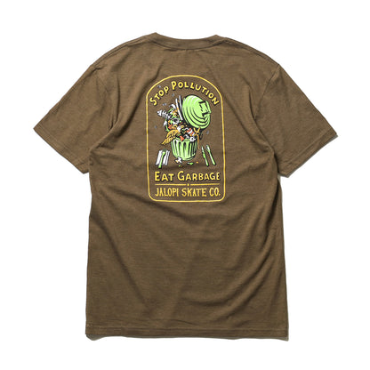 ANTIHERO / JALOPI STOP POLLUTION TEE (HEATHER ARMY)