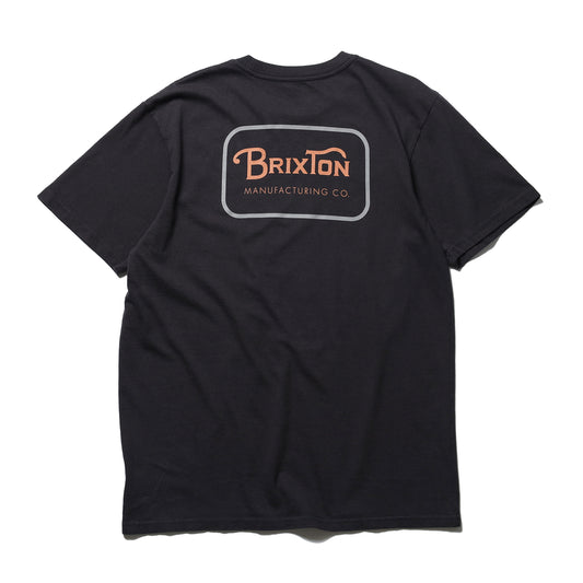 BRIXTON / GRADE S/S STANDARD TEE (BLACK/RUST/SMOKE GREY)