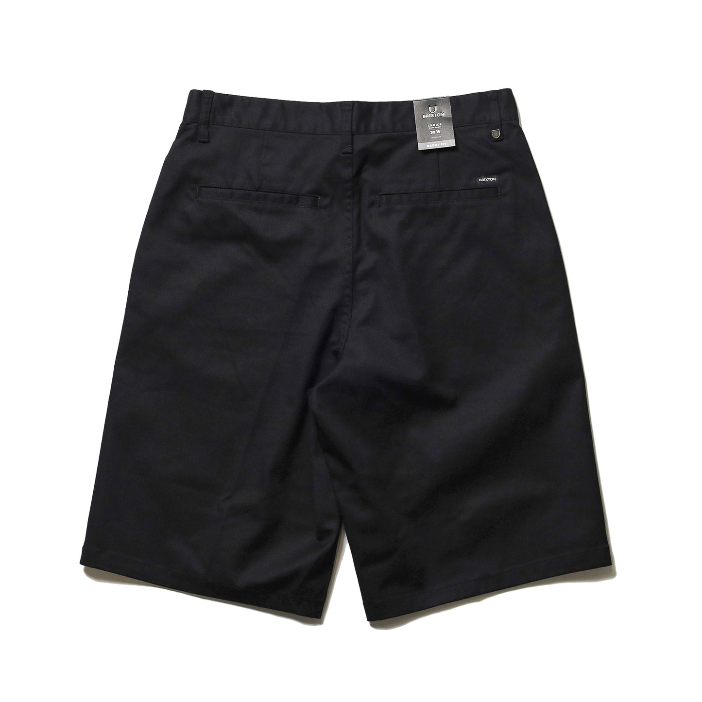 BRIXTON / CHOICE CHINO BAGGY SHORT (BLACK)