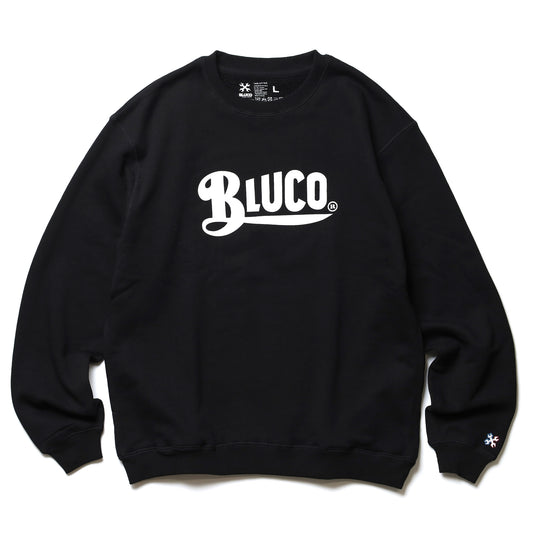 BLUCO / HEAVY PILE SWEATSHIRTS -OLD LOGO- (BLACK)