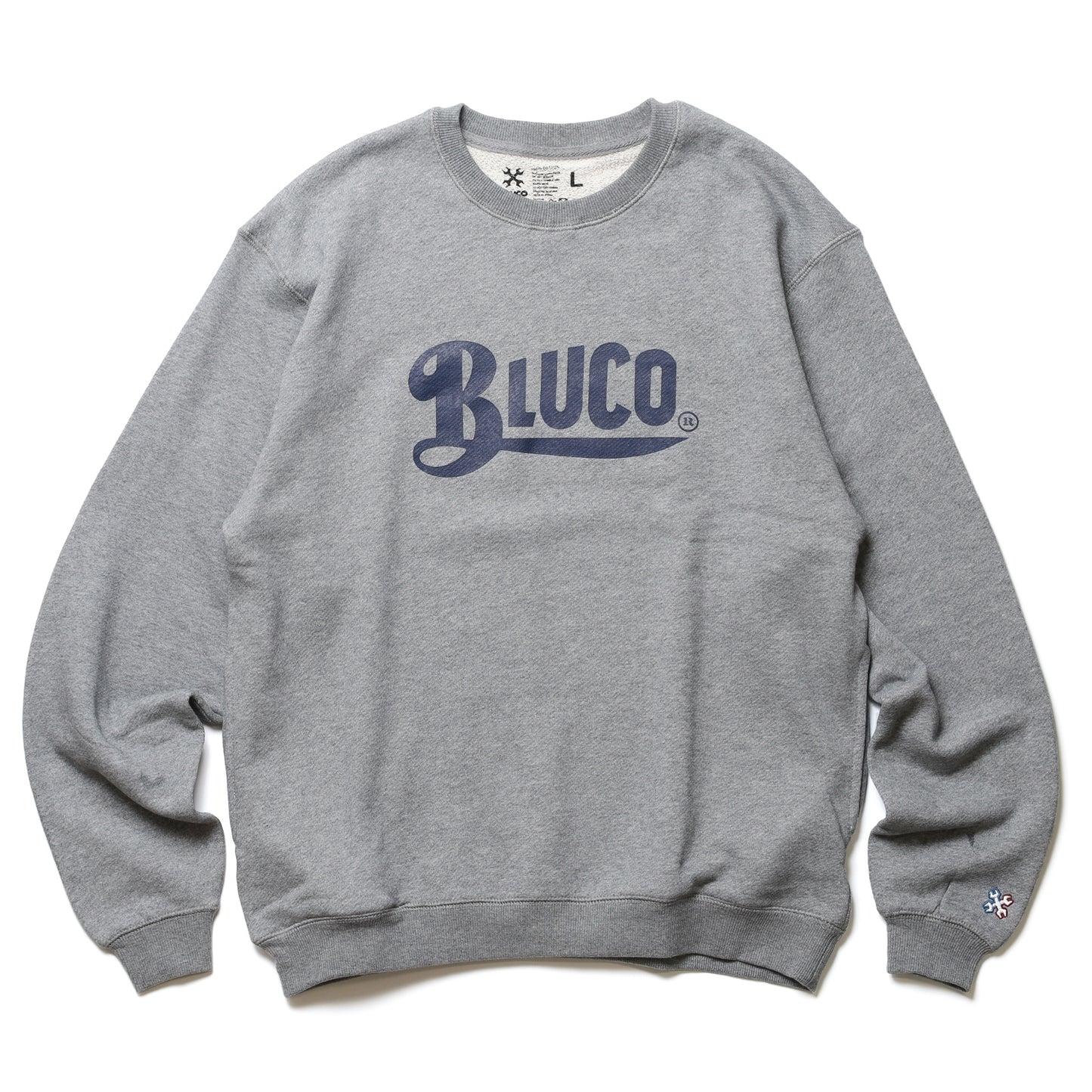 BLUCO / HEAVY PILE SWEATSHIRTS -OLD LOGO- (GRAY)