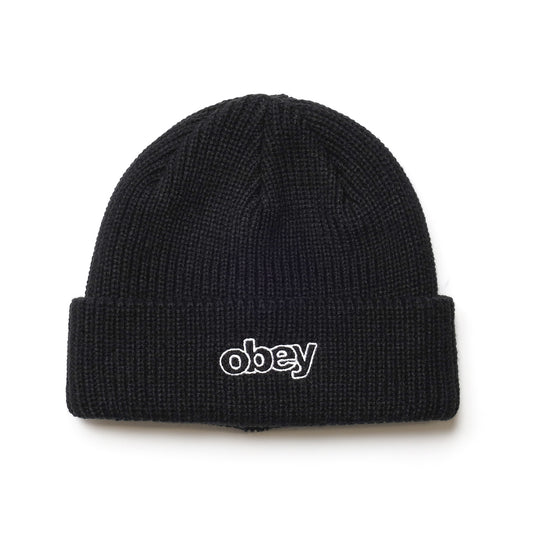 OBEY / THROWBACK BEANIE (BLACK)