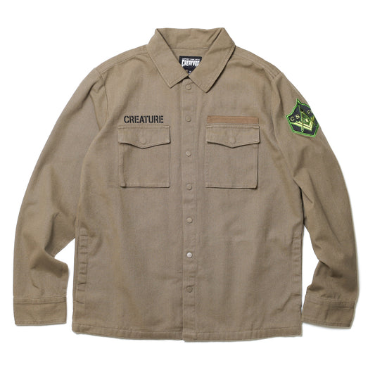 CREATURE / RECRUITER LIGHTWEIGHT JACKET (ARMY)