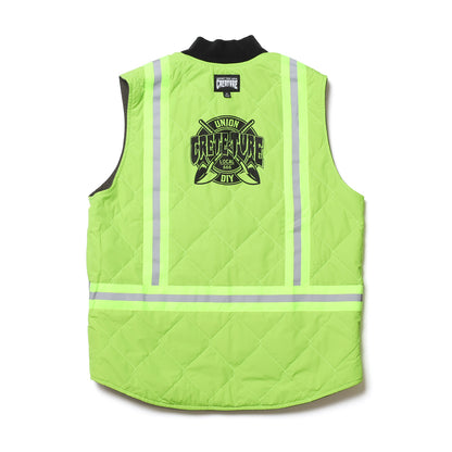 CREATURE / CRETE-TURE DIY VEST WORK TOP (ASPHALT/NEON GREEN)