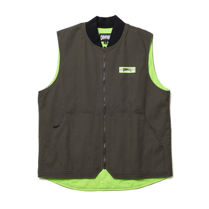 CREATURE / CRETE-TURE DIY VEST WORK TOP (ASPHALT/NEON GREEN)