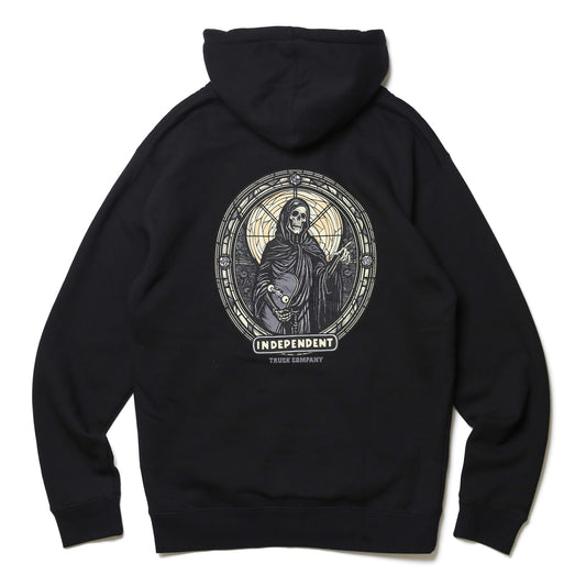 INDEPENDENT / ITC STAINED ZIP HOODIE (BLACK)