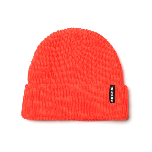 INDEPENDENT / BASELINE LONG SHOREMAN BEANIE (SAFETY ORANGE)