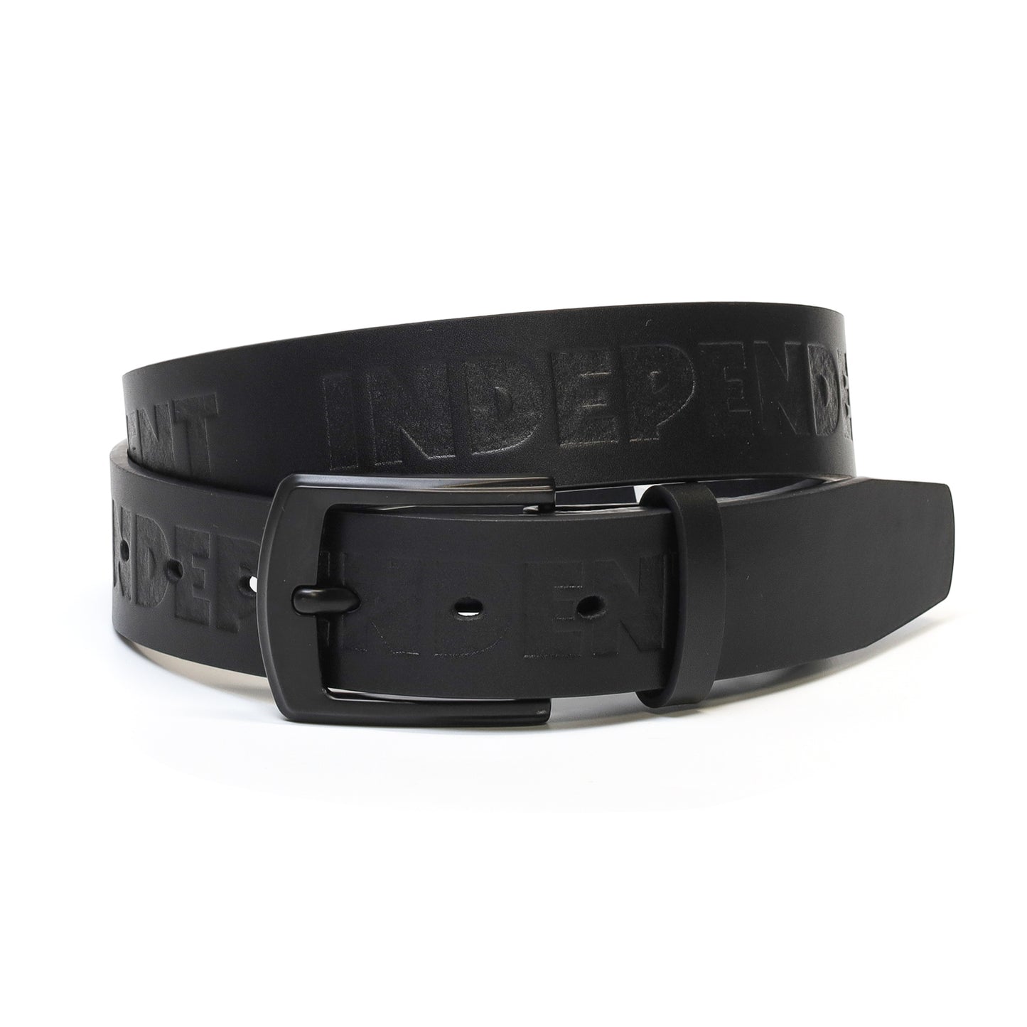 INDEPENDENT / BAR LOGO BELT (BLACK)