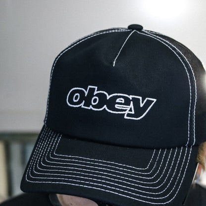 OBEY / OBEY FORM TRUCKER  (BLACK)